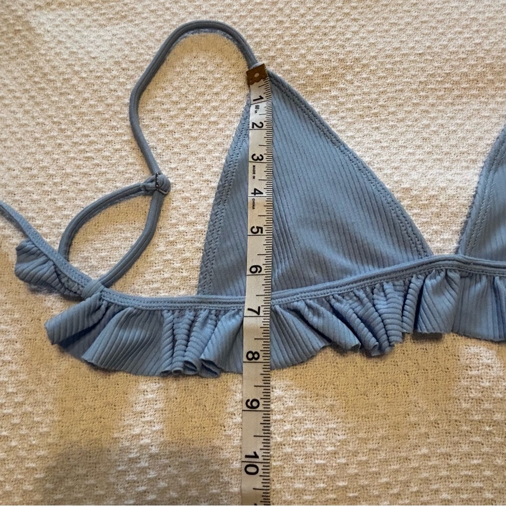 Tularosa Hazel Bikini Swim Top in Sky Blue size Small NWT - Picture 7 of 8